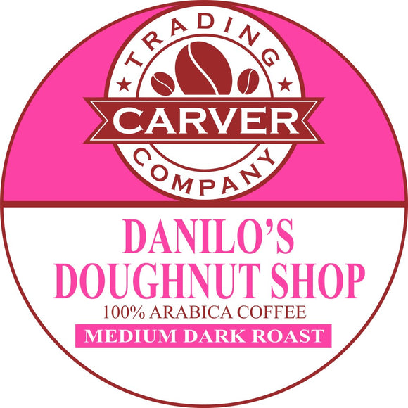 Danilo's Doughnut Shop - Medium Dark Roast Single Use Coffee Pods